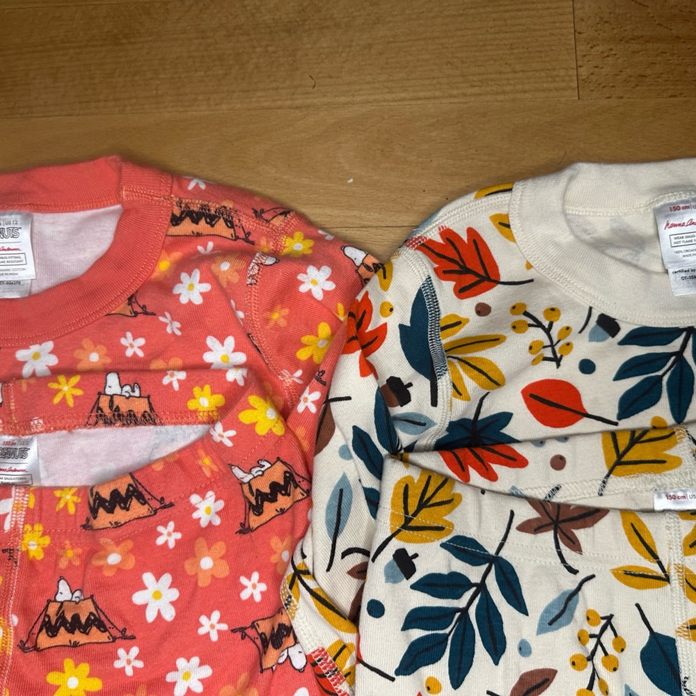 Hanna Andersson - 2 Sets of Girls Size 12 (150 cm) Pajamas - Picture 10 of 10